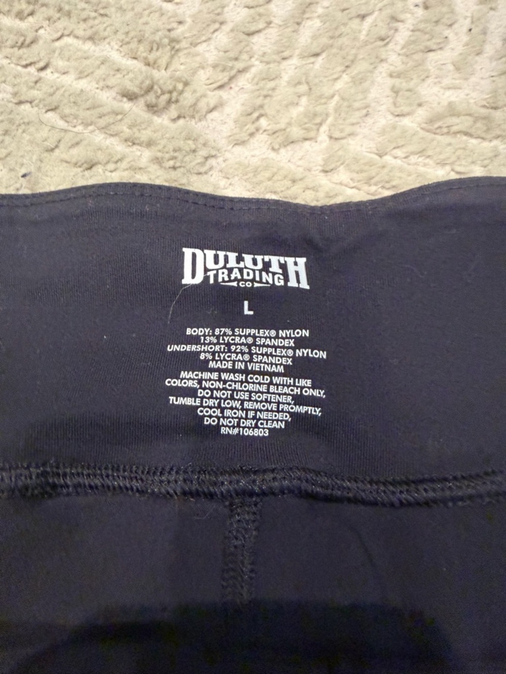 Duluth Trading Co Black Women's Stretch Skirt Size Large. 0052 - Picture 2 of 3